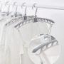 HJYPYJ Magic Hanger,Portable Multifunction Folding Hangers,Adjustable Plastic Hanger,Space-Saving Organizer Hangers, Non-Slip/Gray / 522mm