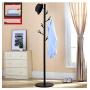 Y.H.Valuable Coat Racks Standing Coat Racks Metal Hall Trees Coat Rack Stand Hooks Clothes Stand Tree Stylish Wooden Hat Coat Rail Stand Rack Clothes Jacket Storage Hanger Organiser Entryway Furniture