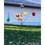 Backyard garden Bird-feeder Hanger Birdhouse (Bottle tree style) Made in USA- NEW 2019 -FREE SHIP