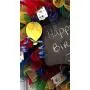 HAPPY BIRTHDAY DECO MESH CHALKBOARD WREATH - FREE SHIPPING - WREATH HANGER INCLUDED HAPPY BIRTHDAY DECO MESH CHALKBOARD WREATH - FREE SHIPPING - WREATH HANGER INCLUDED