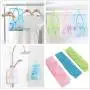 DurReus Multipurpose Clothespin Bag with Hanger,Hanging Mesh Drying Bag Laundry Shower Caddy Kitchen Bathroom Storage Organizer 3 Pack
