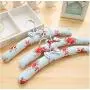 10 Pcs Pink Blue Fabric Padded Clothes Hanger with Rustic Flower Printed, Idyllic Style Dress Shirts Hanger for Closet Bedroom Random Color 10 Pcs Pink Blue Fabric Padded Clothes Hanger with Rustic Flower Printed, Idyllic Style Dress Shirts Hanger for Closet Bedroom Random Color