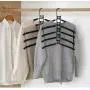 DDSKY 2-Pack 5 in 1 Anti-Slip EVA Metal Clothes Hanger Multi-Layered Clothing Hangers for Hanging Closet Storage Space Saving Organizer