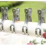 Coideal Beach Towel Clips Clamps Stainless Steel, 10 Pack 4.3 Inch Large Heavy Duty Quilt Clothespins Peg Clamps Jumbo Size, Windproof Clips Clothes Pin Hanger for Lounge Cruise Pool Boat Blanket