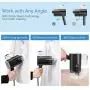 Travel Steamer for Clothes, Steam Iron for Clothes with 25s Quickly Preheating to Fabric Wrinkles Remover, Work for All Angles Support at Home