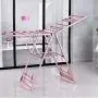 Drying Rack Foldable Clothes Hanger Dryer Aluminum Alloy Standing Hanger Gament Drying Rack Clothes Storage Organizer Coat Rack