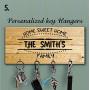 Personalized Family key holder for wall, Home Sweet Home Key Hanger, Wall Key Rack, Family custom key organizer, Personalized Wood Key Holder For Wall, Last name key rack, Housewarming Wedding Gift Personalized Family key holder for wall, Home Sweet Home Key Hanger, Wall Key Rack, Family custom key organizer, Personalized Wood Key Holder For Wall, Last name key rack, Housewarming Wedding Gift