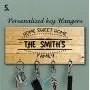 Personalized Family key holder for wall, Home Sweet Home Key Hanger, Wall Key Rack, Family custom key organizer, Personalized Wood Key Holder For Wall, Last name key rack, Housewarming Wedding Gift Personalized Family key holder for wall, Home Sweet Home Key Hanger, Wall Key Rack, Family custom key organizer, Personalized Wood Key Holder For Wall, Last name key rack, Housewarming Wedding Gift