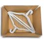 Wire Hangers in Bulk - 200 White Metal Hangers - 18 Inch Thin Standard Dry Cleaner Coated Steel Wire Hangers in Bulk - 200 White Metal Hangers - 18 Inch Thin Standard Dry Cleaner Coated Steel