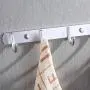 Tiberham Coat Hook Rack, Stainless Steel 5 Hook Storage Organizer Rack, Wall Mounted Hat Coat Towel Hook Rail Bar, Dress Robe Hanger Clothes Key Holder Hook for Door Kitchen Bathroom Bedroom Closet Tiberham Coat Hook Rack, Stainless Steel 5 Hook Storage Organizer Rack, Wall Mounted Hat Coat Towel Hook Rail Bar, Dress Robe Hanger Clothes Key Holder Hook for Door Kitchen Bathroom Bedroom Closet