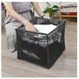 Aviat Laundry Hampers Basket Collapsible with Carry Handle Net Cloth Hanger Storage Basket Dirty Clothes Free Standing Folding Laundry Hamper Bag for Family Bathroom Household (Black)