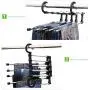 Xingny Multi-Function Folding Stainless Steel Pants Hanger Jeans Organizer Space Saving Clothes Hanging Storage Rack Xingny Multi-Function Folding Stainless Steel Pants Hanger Jeans Organizer Space Saving Clothes Hanging Storage Rack