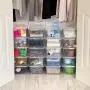 Mainstays 5 Quart Shoe Boxes Storage, Clear, 20 Pack Mainstays 5 Quart Shoe Boxes Storage, Clear, 20 Pack