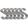 S Shaped Hooks Hanging 5 Size Stainless Steel Hooks Hangers for Kitchenware Pan Pots Utensils Clothes Bags Towels Plants Kitchen, Work Shop, Bathroom, Garden 20PCS