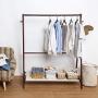 DL-Furniture - Laundry Drying Rack/Stand Garment Rack Cloth Hanger For Home and Business | Cherry