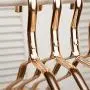 HZYWL Aluminum Hanger 50 Pack Stainless Steel Strong Metal Clothes Hangers-16 Inch Silvery Durable Keep Away from Rust Skirt Hangers,G,50pieces