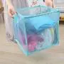 Aviat Laundry Hampers Basket Collapsible with Carry Handle Net Cloth Hanger Storage Basket Dirty Clothes Free Standing Folding Laundry Hamper Bag for Family Bathroom Household (Black)