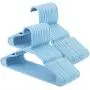 SONGMICS 50-Pack Clothing Hangers, Durable and Slim, Space Saving, Strong Heavy-Duty Plastic, Notched, Standard Tubular Hangers for Coats, Adults, 16.3 Inches Long, Light Blue UCRP03IN50 SONGMICS 50-Pack Clothing Hangers, Durable and Slim, Space Saving, Strong Heavy-Duty Plastic, Notched, Standard Tubular Hangers for Coats, Adults, 16.3 Inches Long, Light Blue UCRP03IN50
