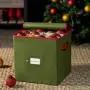 Christmas Ornament Storage Boxes With Lid - Protect and Keeps Safe Up To 64 Holiday Ornaments & Xmas Decorations Accessories, Durable Non-Woven Ornament Storage Container, 3 Christmas Ornament Storage Boxes With Lid - Protect and Keeps Safe Up To 64 Holiday Ornaments & Xmas Decorations Accessories, Durable Non-Woven Ornament Storage Container, 3