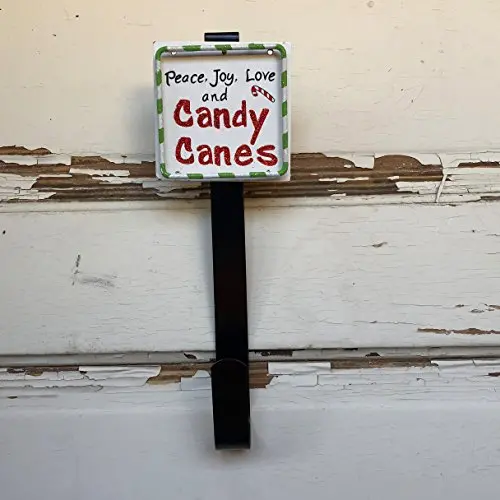 AG Designs Christmas Decor - Candy Canes Wreath Door Hanger AG Designs Christmas Decor - Candy Canes Wreath Door Hanger