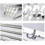 Wgwioo Retractable Folding Clothes Dryer, Wall Mount Towel Hanger