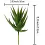 Supla 2 Pcs Textured Faux Succulent Pick, Spiky Green Haworthia Cactus,Artificial mini aloe,unpotted (green) Supla 2 Pcs Textured Faux Succulent Pick, Spiky Green Haworthia Cactus,Artificial mini aloe,unpotted (green)