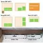 storageLAB Under Bed Shoe Storage Organizer, Adjustable Dividers - Set of 2, Fits 24 Pairs Total - Underbed Storage Solution (Grey)