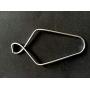 (250 Pack) 3" Wire Clip Hanger Pinch Hooks for Drop and Suspended Track Ceiling