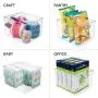 mDesign Plastic Home Storage Basket Bin with Handles for Organizing Closets, Shelves and Cabinets in Bedrooms, Bathrooms, Entryways and Hallways - Store Sweaters, Purses - 8" High, 2 Pack - Clear mDesign Plastic Home Storage Basket Bin with Handles for Organizing Closets, Shelves and Cabinets in Bedrooms, Bathrooms, Entryways and Hallways - Store Sweaters, Purses - 8" High, 2 Pack - Clear