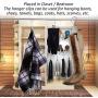 STARVAST 20 Pcs Laundry Hanging Hooks Boot Hanging Hold Clips, Portable Stainless Steel Boot Hangers Hanging Clothes Pins for Closet Travel Home