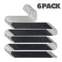(6 Pack) Pants Hangers Non Slip S-Shaped 5 Layers Hangers, Closet Space Saver for Jeans Scarfs Ties and Other Clothes by Van & Co. (6 Pack) Pants Hangers Non Slip S-Shaped 5 Layers Hangers, Closet Space Saver for Jeans Scarfs Ties and Other Clothes by Van & Co.