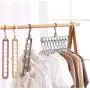 10pcs Random Color Multi-Function 360 Rotating Magic Hanger Nine-Hole Rotating Baby Clothes Hanger Wardrobe Drying Racks Home Storage Hangers 10pcs Random Color Multi-Function 360 Rotating Magic Hanger Nine-Hole Rotating Baby Clothes Hanger Wardrobe Drying Racks Home Storage Hangers