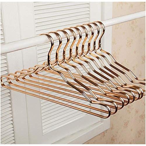 10pcs Random Color Hangers Home Seamless Hanger, Anti-Slip Drying Racks Luxurious Windproof Dress Clothes Hanger