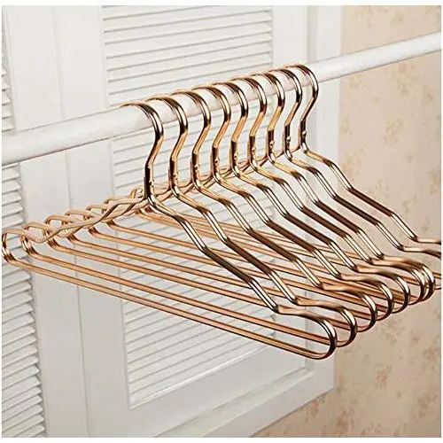 10pcs Random Color Hangers Home Seamless Hanger, Anti-Slip Drying Racks Luxurious Windproof Dress Clothes Hanger 10pcs Random Color Hangers Home Seamless Hanger, Anti-Slip Drying Racks Luxurious Windproof Dress Clothes Hanger