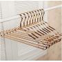 10pcs Random Color Hangers Home Seamless Hanger, Anti-Slip Drying Racks Luxurious Windproof Dress Clothes Hanger