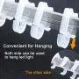 WeiMeet 120 Pieces Christmas Light Clips Gutter Outside String Lights Hang Hooks WeiMeet 120 Pieces Christmas Light Clips Gutter Outside String Lights Hang Hooks