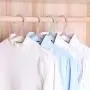Grey990 5pcs Solid Color Non-Slip Plastic Pants Clothes Hanger Home Groove Drying Rack Blue