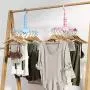 Todens 1PC Multi-Functional Foldable Clothes Hanger Hanger Telescopic Household Hook Non-Slip