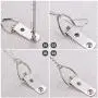 ECKJ Picture Hanging Kit 15 Pcs D Ring Picture Hangers 2 Hole 15 Pcs D Ring Picture Hangers 1 Hole 45 Pieces Screws with 100 Feet Picture Hanging Wire Supports up to 30 lbs ECKJ Picture Hanging Kit 15 Pcs D Ring Picture Hangers 2 Hole 15 Pcs D Ring Picture Hangers 1 Hole 45 Pieces Screws with 100 Feet Picture Hanging Wire Supports up to 30 lbs