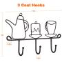 OMMITO Hooks Rack Hanger, Wall Hooks Kitchen Home Restaurant Keys Coats Cups Decorative Decor Wall Mounted Iron Small OMMITO Hooks Rack Hanger, Wall Hooks Kitchen Home Restaurant Keys Coats Cups Decorative Decor Wall Mounted Iron Small