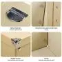 Zobidobi Decorative Storage Cardboard Boxes with Lip Sturdy Organizer Boxes Shelves, Closet Bins with Handle, Home and Office Boxes Organizer Zobidobi Decorative Storage Cardboard Boxes with Lip Sturdy Organizer Boxes Shelves, Closet Bins with Handle, Home and Office Boxes Organizer