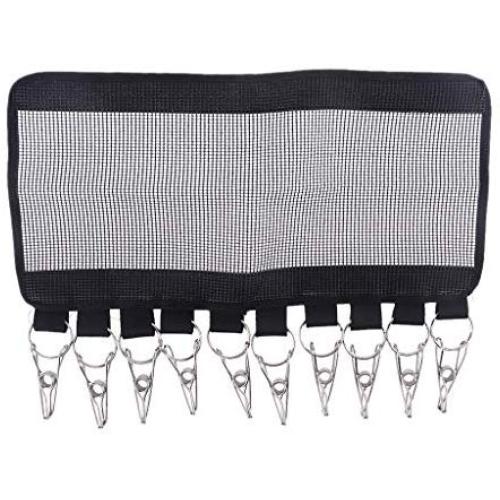 YOYOHOT 1 Pc Hat Organizer Portable Folding Clothes Hanger Scarve Sock Hat Cap Organizer Hanger Travel Accessories with 10 Clip