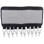 YOYOHOT 1 Pc Hat Organizer Portable Folding Clothes Hanger Scarve Sock Hat Cap Organizer Hanger Travel Accessories with 10 Clip