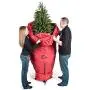 [Red Upright Tree Storage Bag] - 9 Foot Christmas Tree Storage Bag | Store Your Artificial Trees up to 9 Feet Tall - Keep Your Fake Tree Assembled | Hides Under Tree Skirt When Your Tree Is in Use