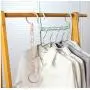 10pcs Random Color Space Saving Coat Hanger,Windproof Clothes Hanger Folding Rotating Hook Closet Hangers 10pcs Random Color Space Saving Coat Hanger,Windproof Clothes Hanger Folding Rotating Hook Closet Hangers