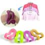 GardenHelper Mini Cascading Hanger Hooks Connector for Stack Clothes and Make Your Closet Space-saving (40)