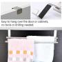 Double Layers Stainless Steel Telescopic Towel Holder Rack Hanger Organizer Bathroom Kitchen