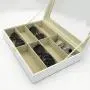 UnionPlus 8-Slot Eyeglass Sunglass Glasses Organizer Collector - Crocodile Faux Leather Storage Case Boxes (White Croco) UnionPlus 8-Slot Eyeglass Sunglass Glasses Organizer Collector - Crocodile Faux Leather Storage Case Boxes (White Croco)