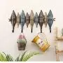 DRWXLPD Northern Europe Pothook Gate Decorate Hang A Key Holder Wall Clothes Tree Hallway Accept Wall Space Coat Hanger Link Up with