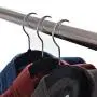 Good concept 100Pcs Hangers Hook Velvet Clothes Suit/Shirt/ Pants Non Slip Storage Organize